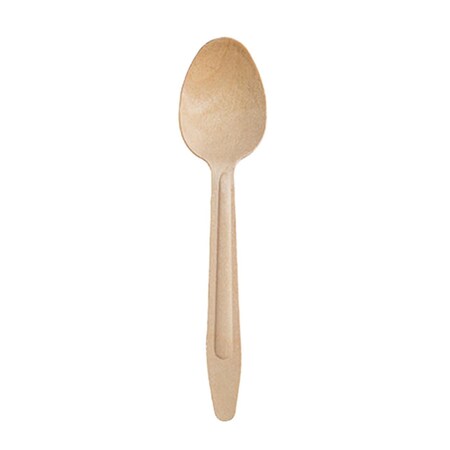 Smarty Had A Party Natural Birch Eco Friendly Disposable Dinner Spoons (600 Spoons), 600PK 4663SP-CASE